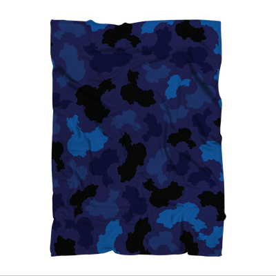 China Midnight Sublimation Throw Blanket - LocationCamo.com - [new_brand] - [camo] - [camoflage] - [apparel] - [location] - [new_brand] - [custom] - [clothing]