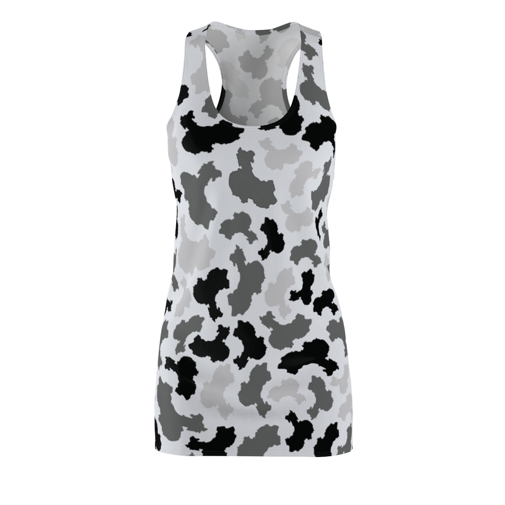 China Arctic Women's Cut & Sew Racerback Dress - LocationCamo.com - [new_brand] - [camo] - [camoflage] - [apparel] - [location] - [new_brand] - [custom] - [clothing]