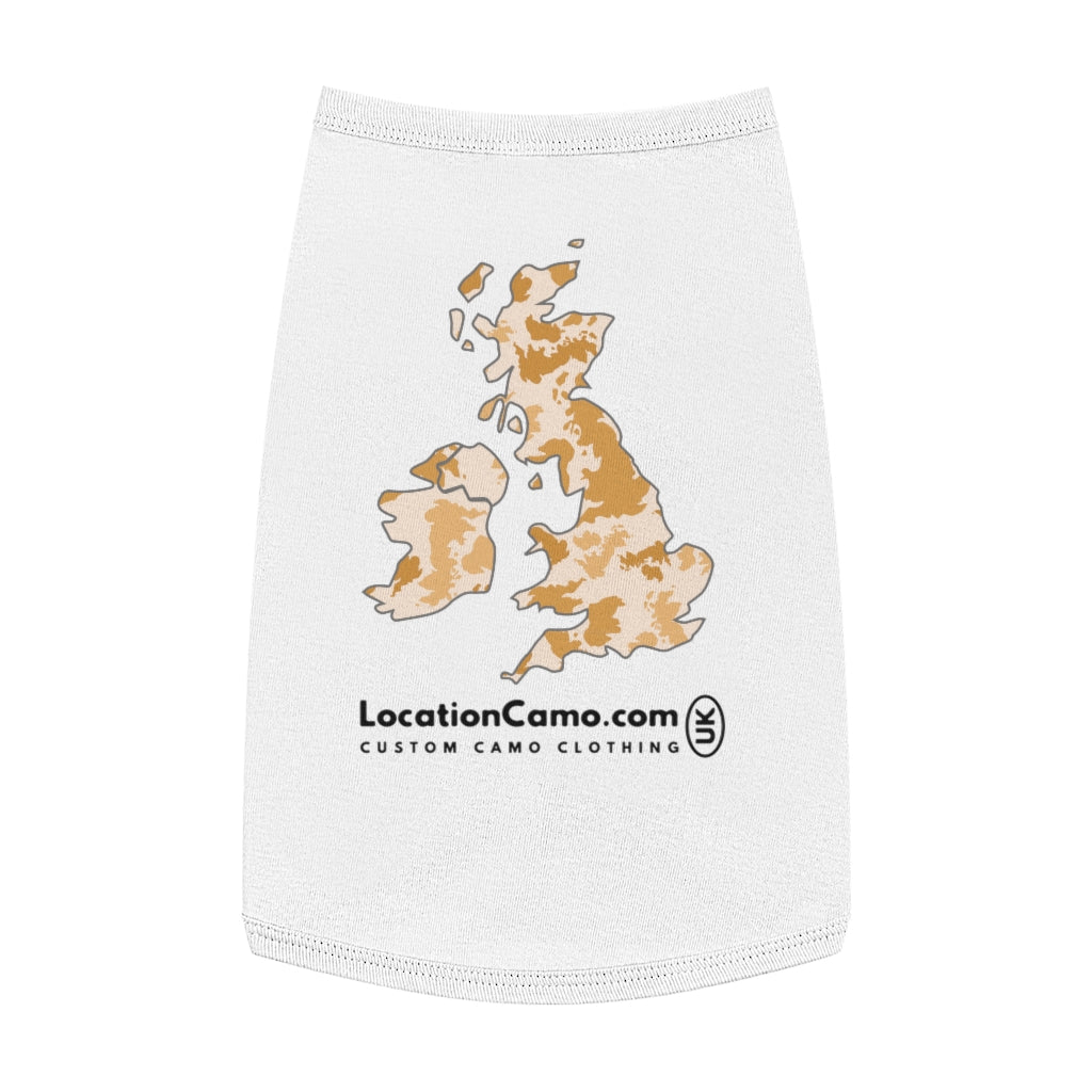 UK Desert Pet Tank Top - Custom Camo Clothing - [new_brand] - [camo] - [camoflage] - [apparel] - [location] - [new_brand] - [custom] - [clothing]