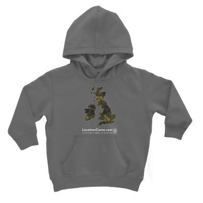 UK Forest Classic Kids Hoodie - Custom Camo Clothing - [new_brand] - [camo] - [camoflage] - [apparel] - [location] - [new_brand] - [custom] - [clothing]