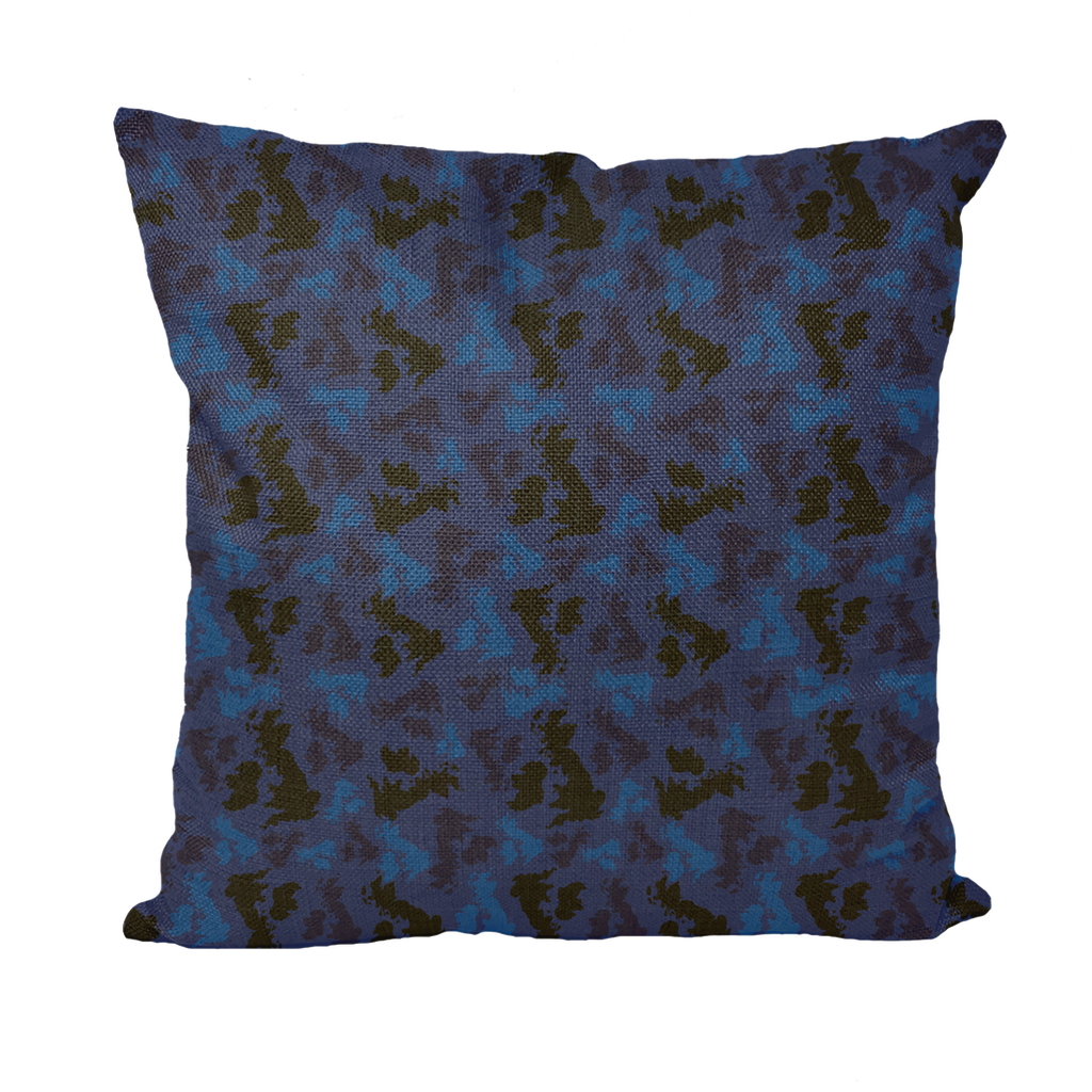 UK Midnight Throw Pillow with Insert - Custom Camo Clothing - [new_brand] - [camo] - [camoflage] - [apparel] - [location] - [new_brand] - [custom] - [clothing]