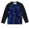 USA Midnight Sublimation Baseball Long Sleeve T-Shirt - LocationCamo.com