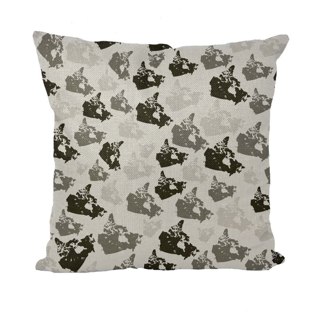 Canada Arctic Throw Pillow with Insert - Custom Camo Clothing - [new_brand] - [camo] - [camoflage] - [apparel] - [location] - [new_brand] - [custom] - [clothing]