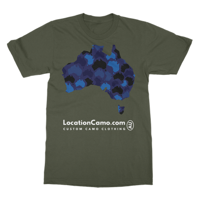 Australia Midnight Classic Heavy Cotton Adult T-Shirt - Custom Camo Clothing - [new_brand] - [camo] - [camoflage] - [apparel] - [location] - [new_brand] - [custom] - [clothing]