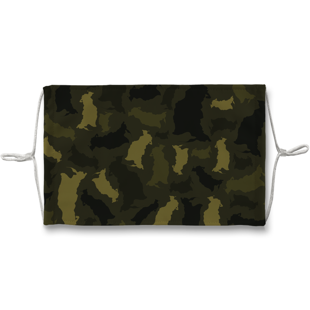 Russia Forest Sublimation Face Mask - LocationCamo.com