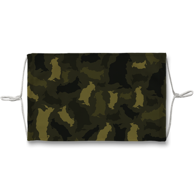 Russia Forest Sublimation Face Mask - LocationCamo.com