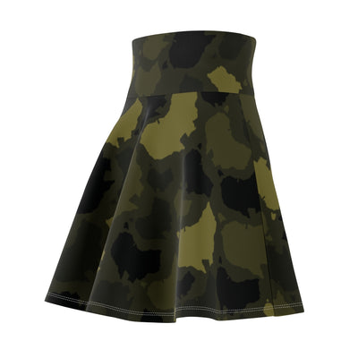 Australia Forest Women's Skater Skirt - Custom Camo Clothing - [new_brand] - [camo] - [camoflage] - [apparel] - [location] - [new_brand] - [custom] - [clothing]