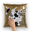 Germany Arctic Sequin Cushion Cover - LocationCamo.com