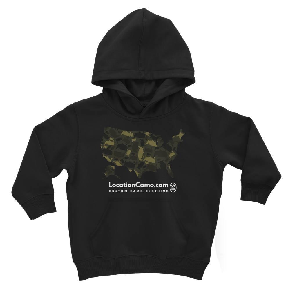 USA Forest Classic Kids Hoodie - LocationCamo.com