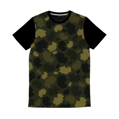 Germany Forest Classic Sublimation Panel T-Shirt - LocationCamo.com