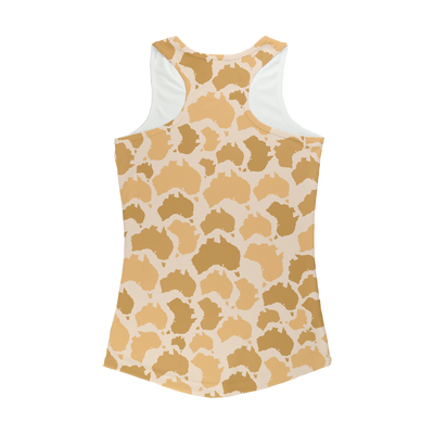 Australia Desert Women Performance Tank Top - Custom Camo Clothing - [new_brand] - [camo] - [camoflage] - [apparel] - [location] - [new_brand] - [custom] - [clothing]