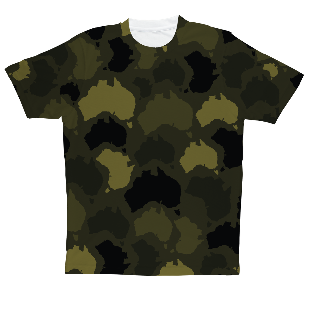 Australia Forest Sublimation Performance Adult T-Shirt - Custom Camo Clothing - [new_brand] - [camo] - [camoflage] - [apparel] - [location] - [new_brand] - [custom] - [clothing]