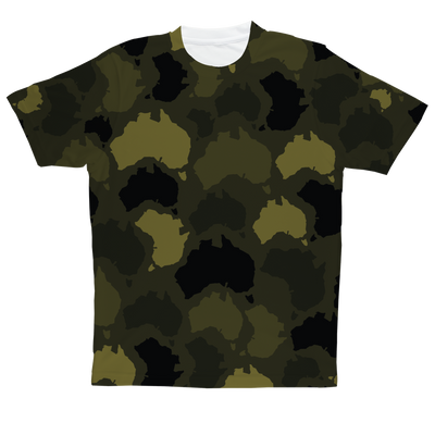 Australia Forest Sublimation Performance Adult T-Shirt - Custom Camo Clothing - [new_brand] - [camo] - [camoflage] - [apparel] - [location] - [new_brand] - [custom] - [clothing]