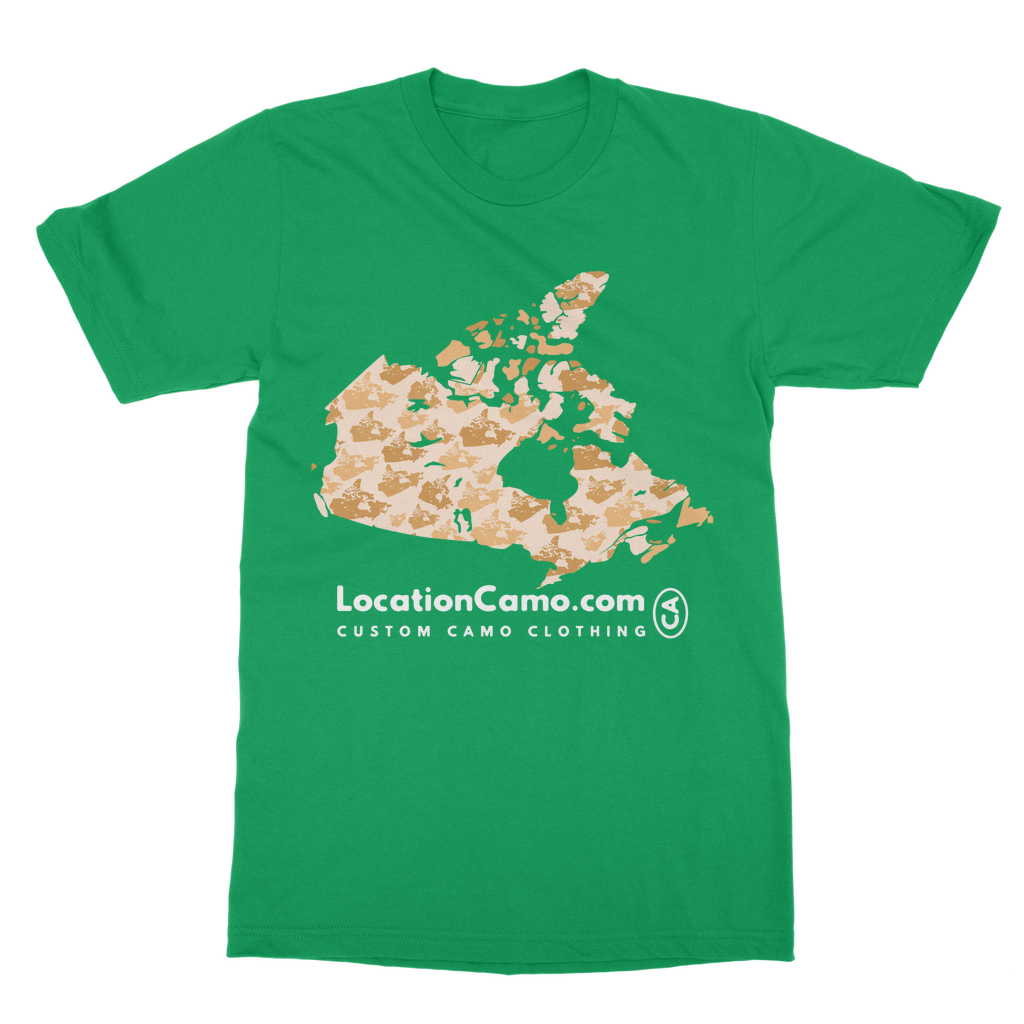 Canada Desert Classic Heavy Cotton Adult T-Shirt - Custom Camo Clothing - [new_brand] - [camo] - [camoflage] - [apparel] - [location] - [new_brand] - [custom] - [clothing]