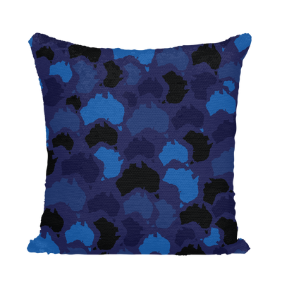 Australia Midnight Sequin Cushion Cover - Custom Camo Clothing - [new_brand] - [camo] - [camoflage] - [apparel] - [location] - [new_brand] - [custom] - [clothing]