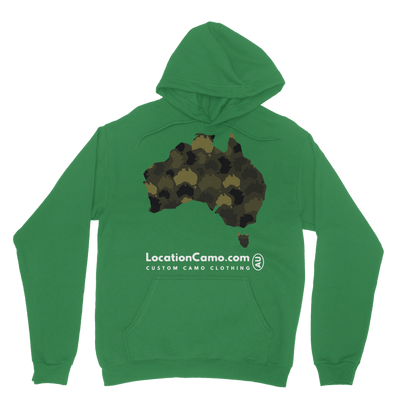 Australia Forest Classic Adult Hoodie - Custom Camo Clothing - [new_brand] - [camo] - [camoflage] - [apparel] - [location] - [new_brand] - [custom] - [clothing]