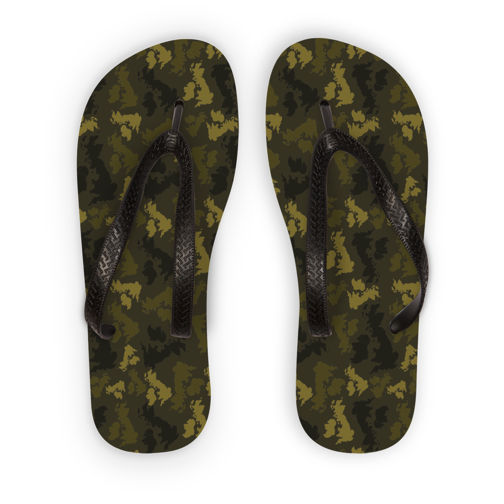 UK Forest Adult Flip Flops - Custom Camo Clothing - [new_brand] - [camo] - [camoflage] - [apparel] - [location] - [new_brand] - [custom] - [clothing]