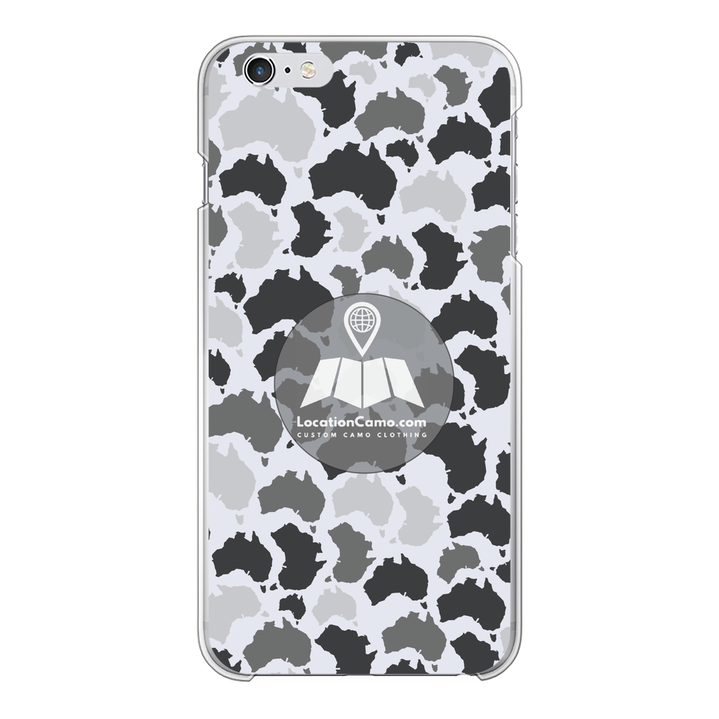 Arctic Printed Transparent Phone Case | Custom Camo Clothing