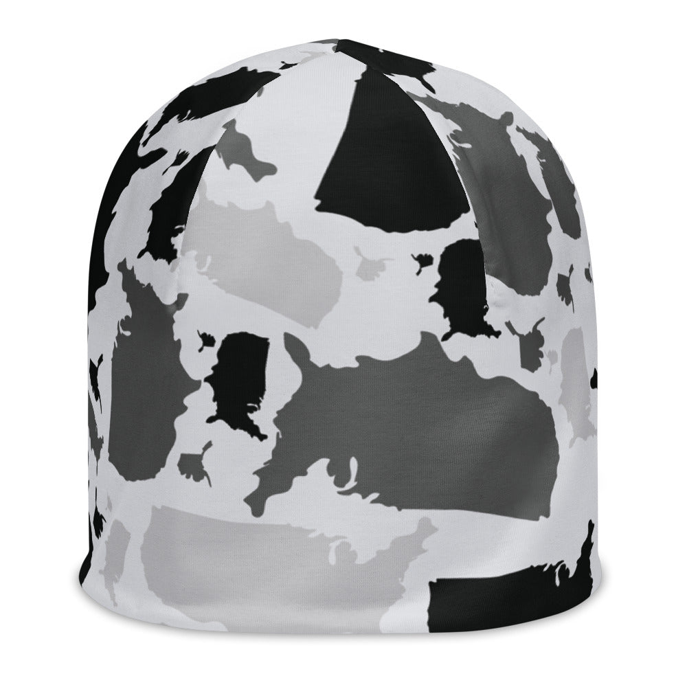 USA Arctic All-Over Print Beanie - LocationCamo.com