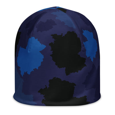 Germany Midnight All-Over Print Beanie - LocationCamo.com