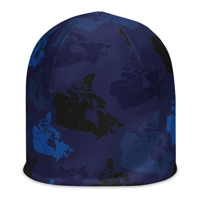 Canada Midnight All-Over Print Beanie - Custom Camo Clothing - [new_brand] - [camo] - [camoflage] - [apparel] - [location] - [new_brand] - [custom] - [clothing]