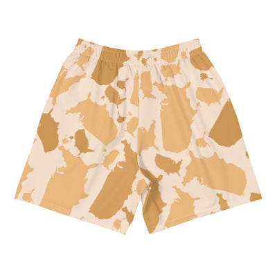 USA Desert Men's Athletic Long Shorts - LocationCamo.com