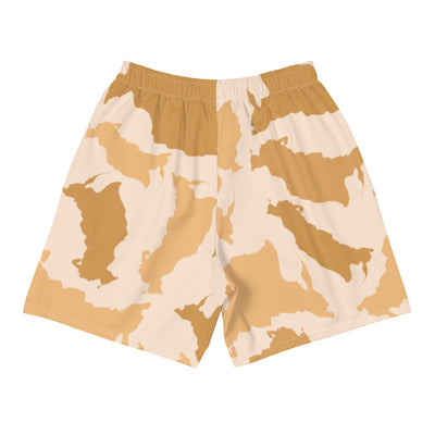 Russia Desert Men's Athletic Long Shorts - LocationCamo.com