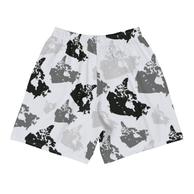 Canada Arctic Men's Athletic Long Shorts - Custom Camo Clothing - [new_brand] - [camo] - [camoflage] - [apparel] - [location] - [new_brand] - [custom] - [clothing]