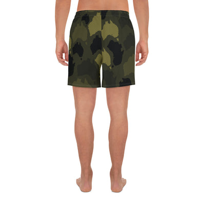 Australia Forest Men's Athletic Long Shorts - Custom Camo Clothing - [new_brand] - [camo] - [camoflage] - [apparel] - [location] - [new_brand] - [custom] - [clothing]