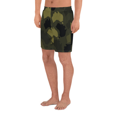 Australia Forest Men's Athletic Long Shorts - Custom Camo Clothing - [new_brand] - [camo] - [camoflage] - [apparel] - [location] - [new_brand] - [custom] - [clothing]