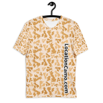 UK Desert Men's t-shirt - Custom Camo Clothing - [new_brand] - [camo] - [camoflage] - [apparel] - [location] - [new_brand] - [custom] - [clothing]