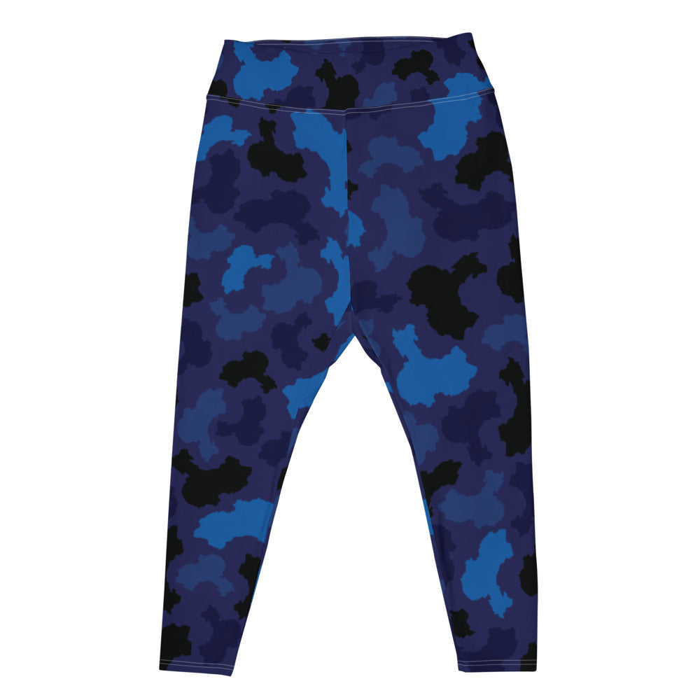 China Midnight All-Over Print Plus Size Leggings - LocationCamo.com