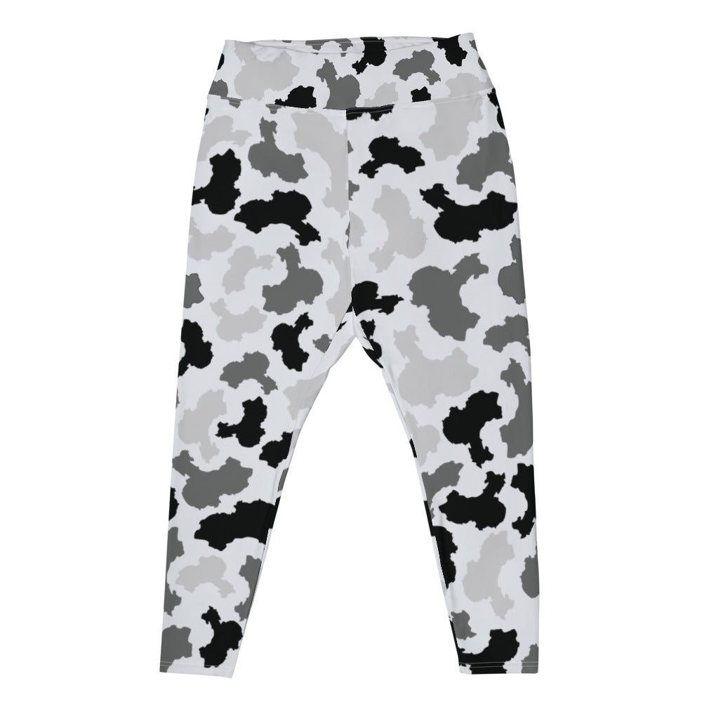 China Arctic All-Over Print Plus Size Leggings - LocationCamo.com