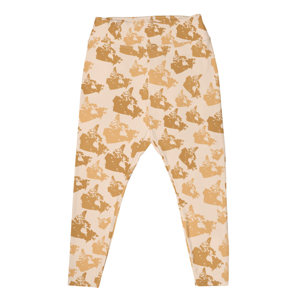 Canada Desert All-Over Print Plus Size Leggings - Custom Camo Clothing - [new_brand] - [camo] - [camoflage] - [apparel] - [location] - [new_brand] - [custom] - [clothing]