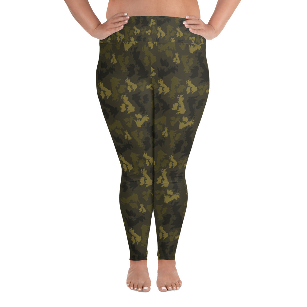 UK Forest All-Over Print Plus Size Leggings - Custom Camo Clothing - [new_brand] - [camo] - [camoflage] - [apparel] - [location] - [new_brand] - [custom] - [clothing]