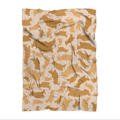 Russia Desert Sublimation Throw Blanket - LocationCamo.com