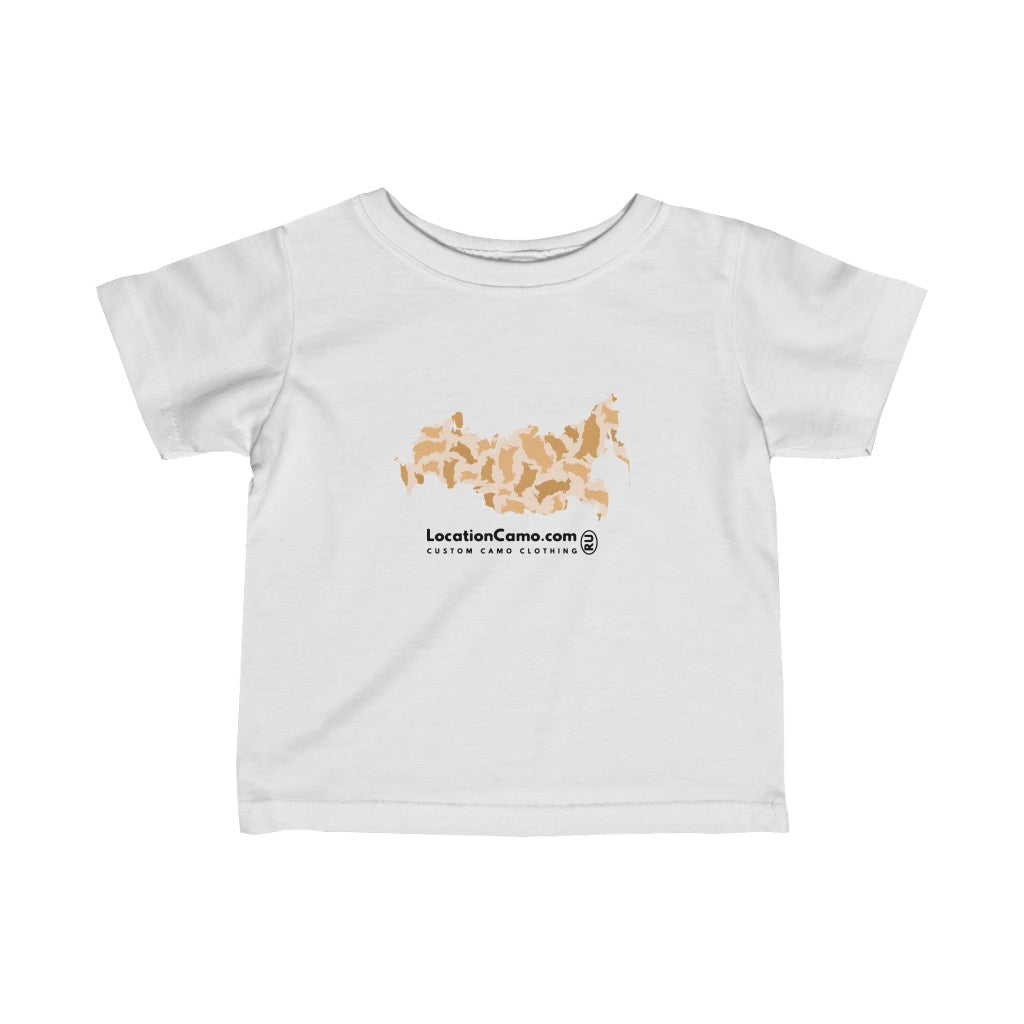 Russia Desert Infant Fine Jersey Tee - LocationCamo.com