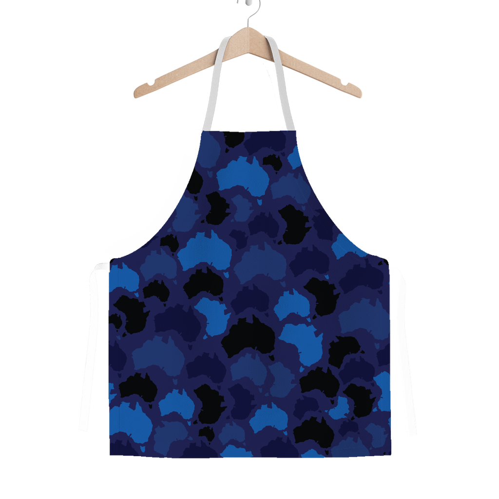 Australia Midnight Classic Sublimation Adult Apron - Custom Camo Clothing - [new_brand] - [camo] - [camoflage] - [apparel] - [location] - [new_brand] - [custom] - [clothing]