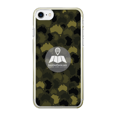 Australia Forest Back Printed Transparent Hard Phone Case - Custom Camo Clothing - [new_brand] - [camo] - [camoflage] - [apparel] - [location] - [new_brand] - [custom] - [clothing]