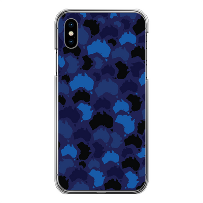 Australia Midnight Back Printed Transparent Hard Phone Case - Custom Camo Clothing - [new_brand] - [camo] - [camoflage] - [apparel] - [location] - [new_brand] - [custom] - [clothing]