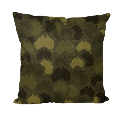 Australia Forest Throw Pillow with Insert - Custom Camo Clothing - [new_brand] - [camo] - [camoflage] - [apparel] - [location] - [new_brand] - [custom] - [clothing]