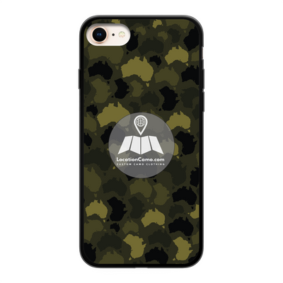 Australia Forest Back Printed Black Soft Phone Case - Custom Camo Clothing - [new_brand] - [camo] - [camoflage] - [apparel] - [location] - [new_brand] - [custom] - [clothing]