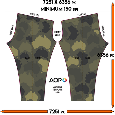 Australia Forest Leggings - Custom Camo Clothing - [new_brand] - [camo] - [camoflage] - [apparel] - [location] - [new_brand] - [custom] - [clothing]