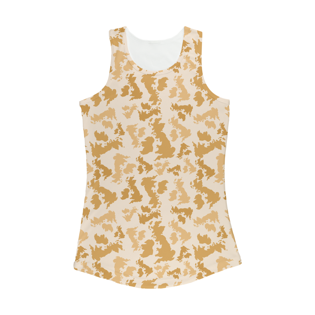 UK Desert Women Performance Tank Top - Custom Camo Clothing - [new_brand] - [camo] - [camoflage] - [apparel] - [location] - [new_brand] - [custom] - [clothing]