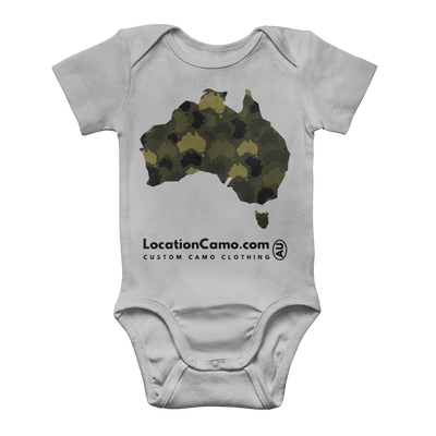 Australia Forest Classic Baby Onesie Bodysuit - Custom Camo Clothing - [new_brand] - [camo] - [camoflage] - [apparel] - [location] - [new_brand] - [custom] - [clothing]