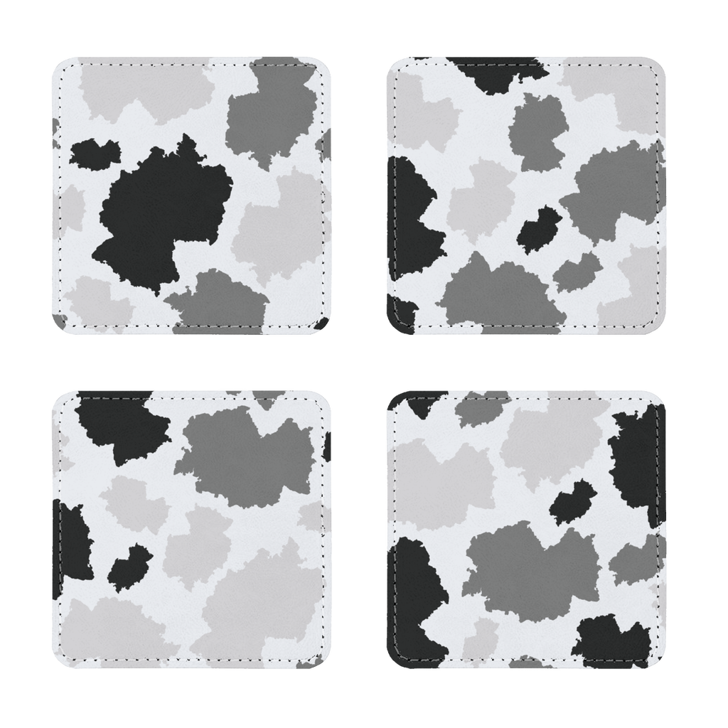 Germany Arctic Sublimation Coasters Pack of Four - LocationCamo.com