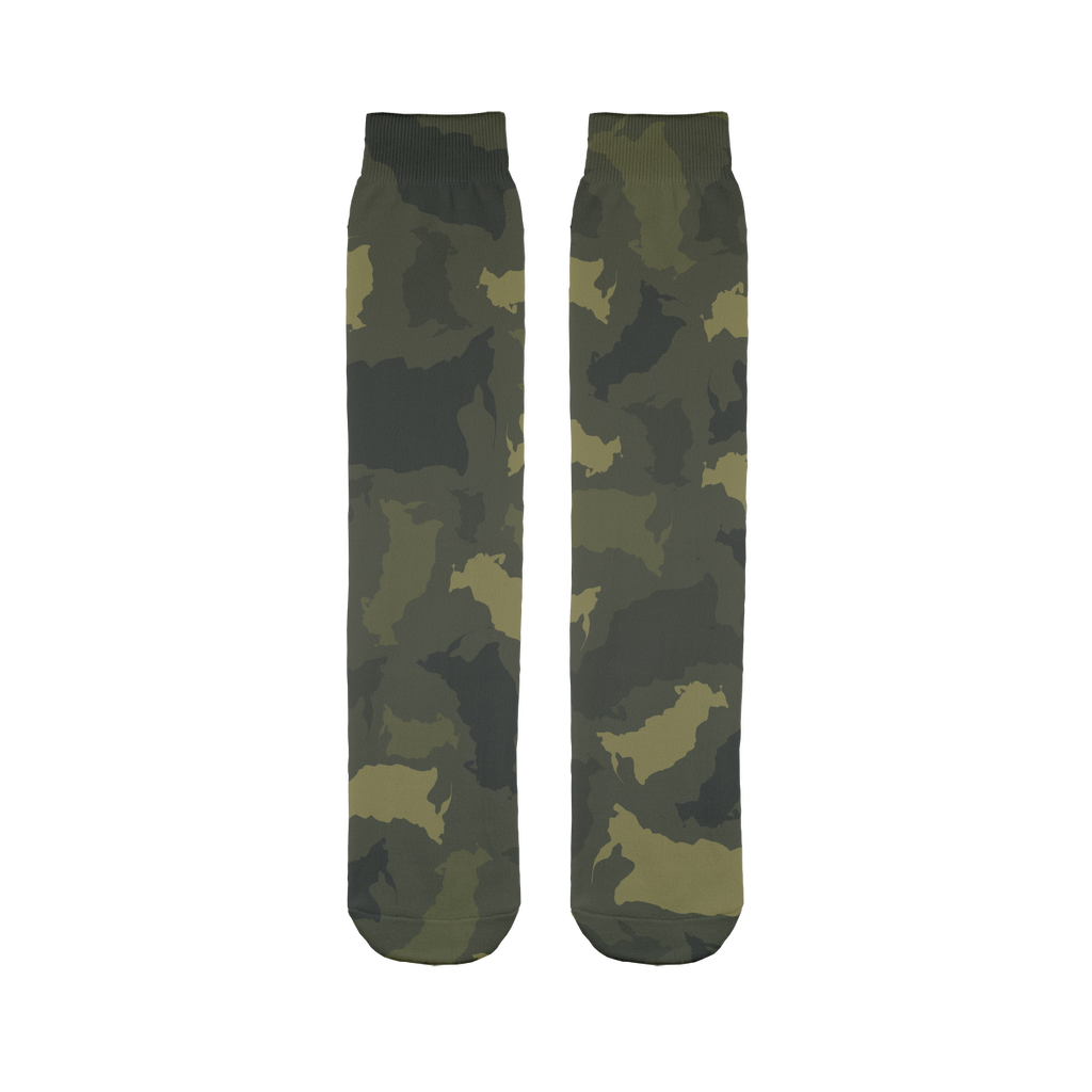 Russia Forest Sublimation Tube Sock - LocationCamo.com