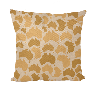 Australia Desert Throw Pillow with Insert - Custom Camo Clothing - [new_brand] - [camo] - [camoflage] - [apparel] - [location] - [new_brand] - [custom] - [clothing]