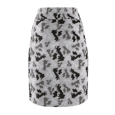 UK Arctic Women's Pencil Skirt - Custom Camo Clothing - [new_brand] - [camo] - [camoflage] - [apparel] - [location] - [new_brand] - [custom] - [clothing]