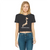 Japan Desert Classic Women's Cropped Raw Edge T-Shirt - LocationCamo.com